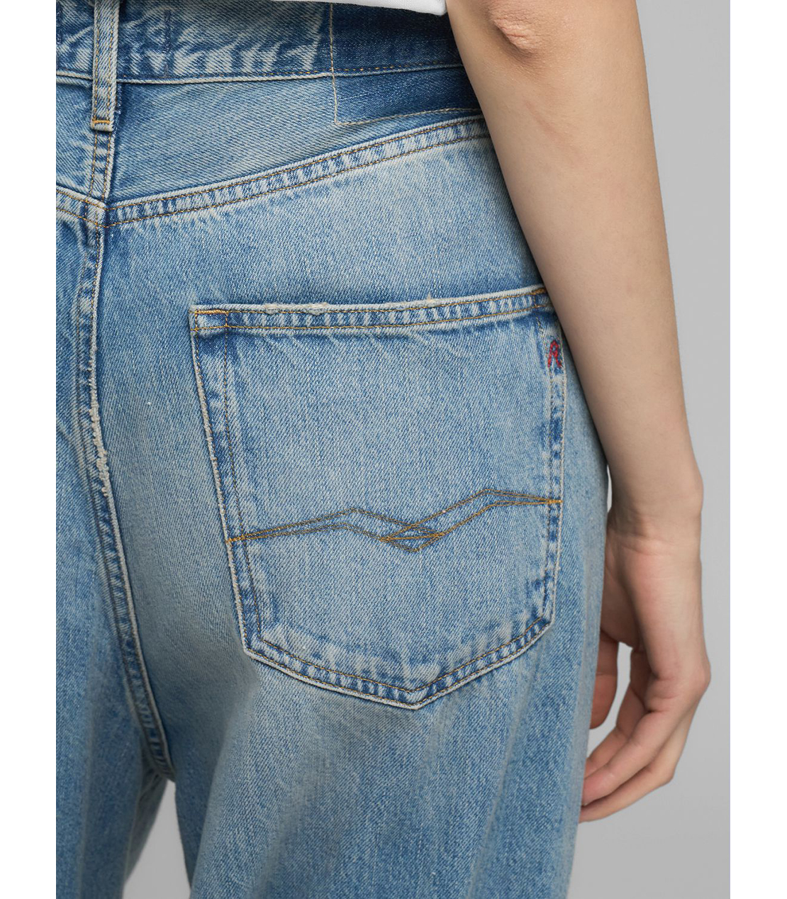 バギーフィットMARGOTTリサイクルインディゴデニム 詳細画像 ライトブルー 6